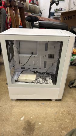 White computer case