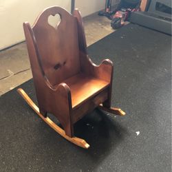 Antique Toddler Rocking Chair  