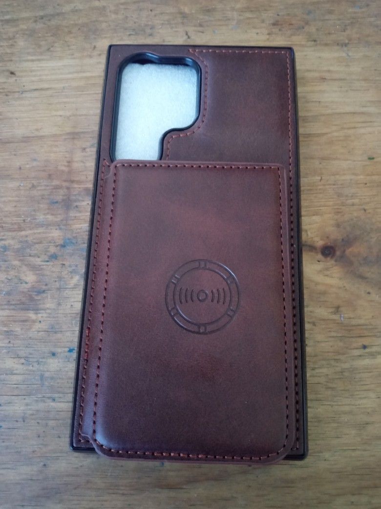 SAMSUNG GALAXY S24 CASE LEATHER WITH CARD HOLDER