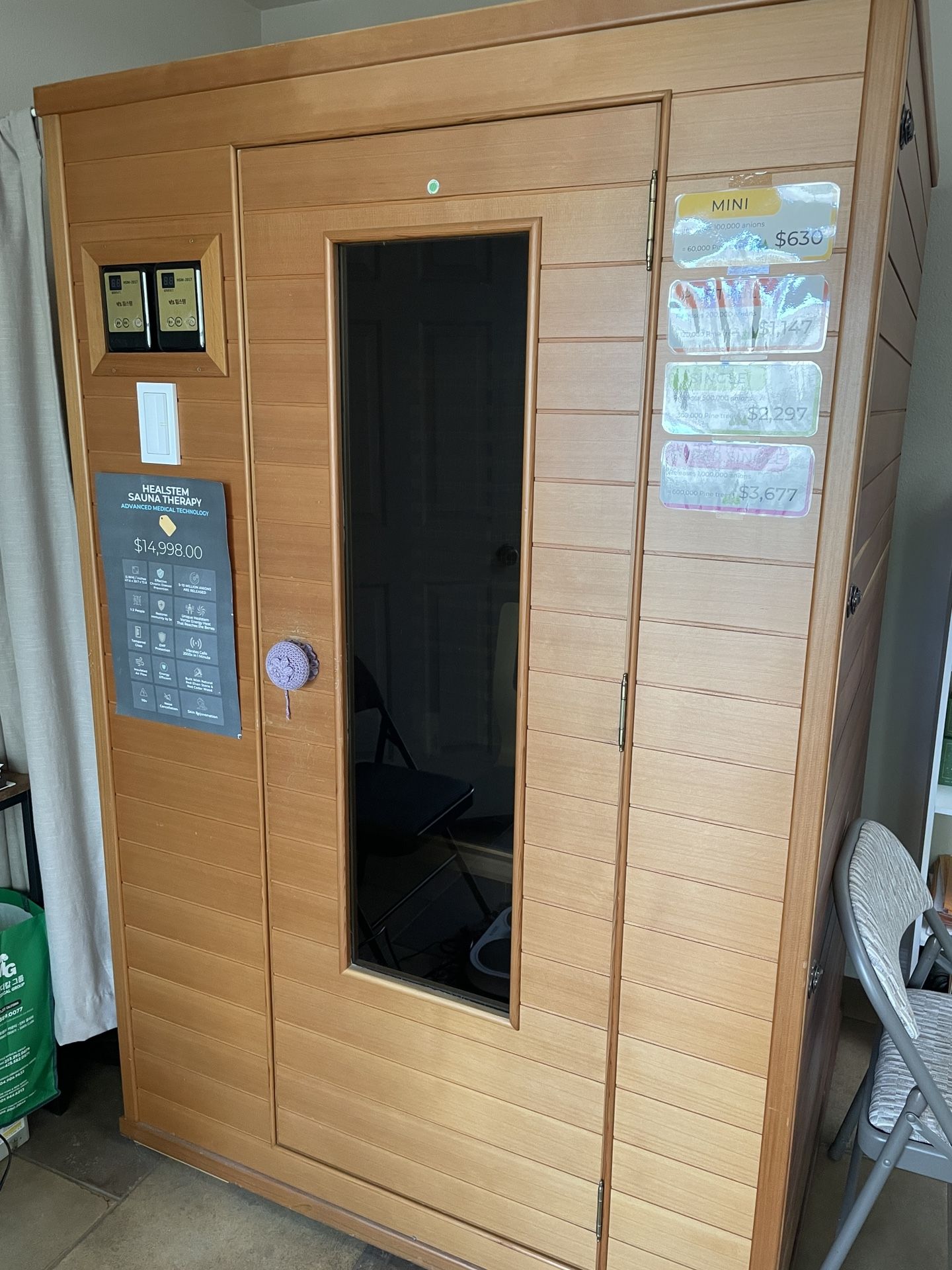 Portable Far-Infrared Sauna for 2 People