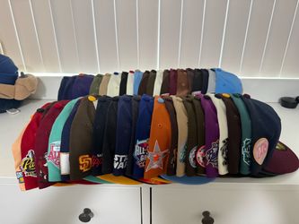 San Diego Padres Fitted Hat Lot Various Sizes