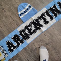 Argentina Scarf & Beanie set...  