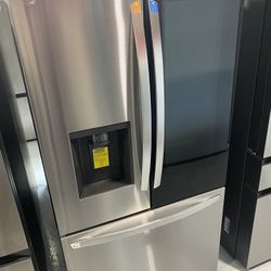 Stainless Steel 26 Cu. Ft. Smart InstaView Counter Depth French Door Refrigerator 