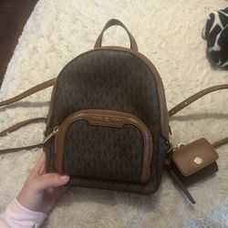Michael Kors Backpack With AirPods Case