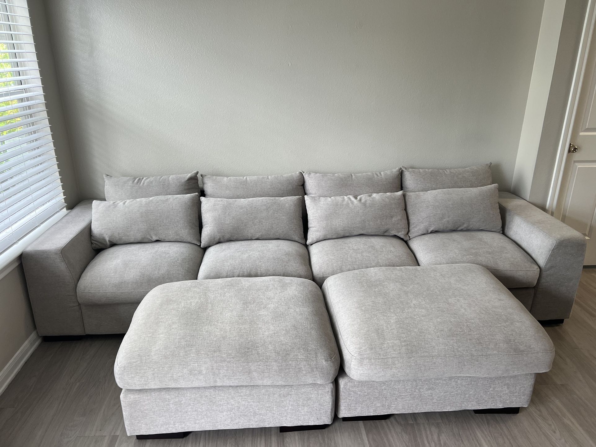 grey sectional
