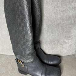 Gucci Leather Boots Sz 36 1/2 (6.5 US)