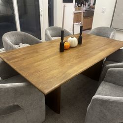 West Elm Anton dining table