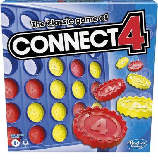 Hasbro Gaming Connect 4 Classic Grid,4 in a Row Game,Strategy Board Games 