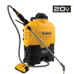 The DEWALT 4 Gal. Lithium-ion Powered Backpack Sprayer