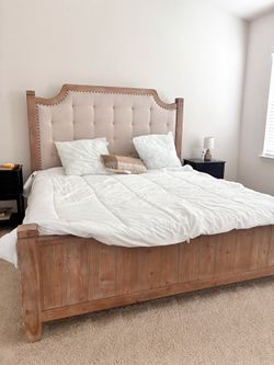 King Bed Frame - Real Wood