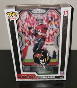 TOM BRADY PANINI EXCLUSIVE PRIZM NFL FUNKO POP! FIGURINE TRADING CARD #11