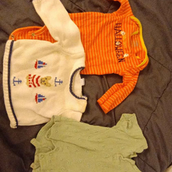 Baby boy bundle size 3/6 months