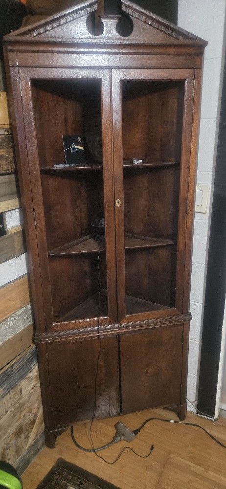 Antique Corner Cabinet