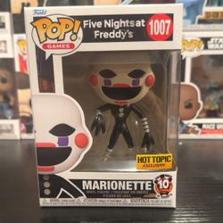 Five Nights At Freddy’s “The Marionette” Funko Pop Hot Topic Exclusive 
