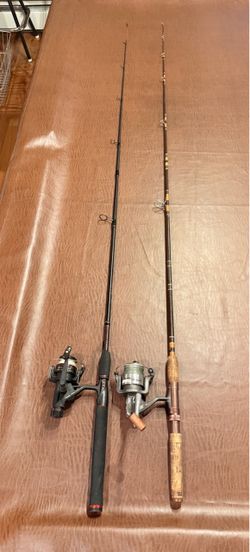 Fishing rod and spinning reel combos $24 each