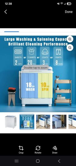 Brand new 28lb Washing machine+dryer in excellent condition