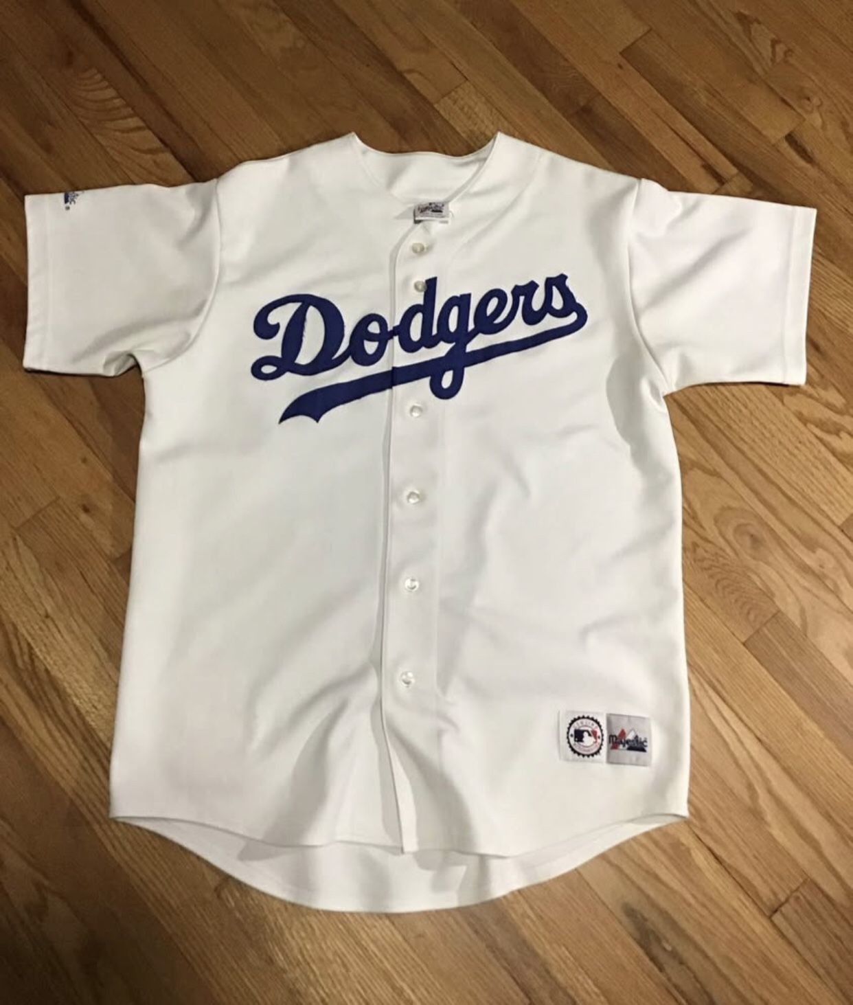 L.A DODGERS JERSEY MAJESTIC MADE IN USA MENS SIZE XLARGE 