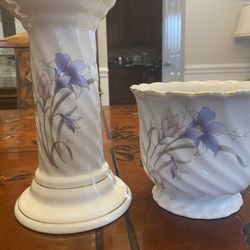 2 Piece Ceramic Home Or Office Decorative Piece