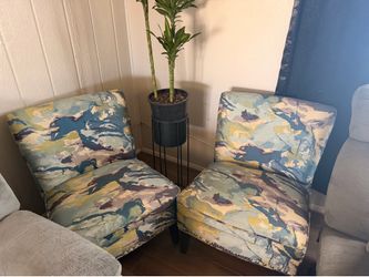 Macy's Multi-Colored Fabric Chair