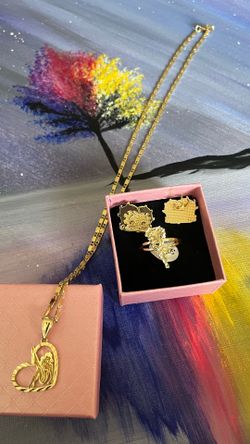 Betty Boop  Heart Jewelry Set