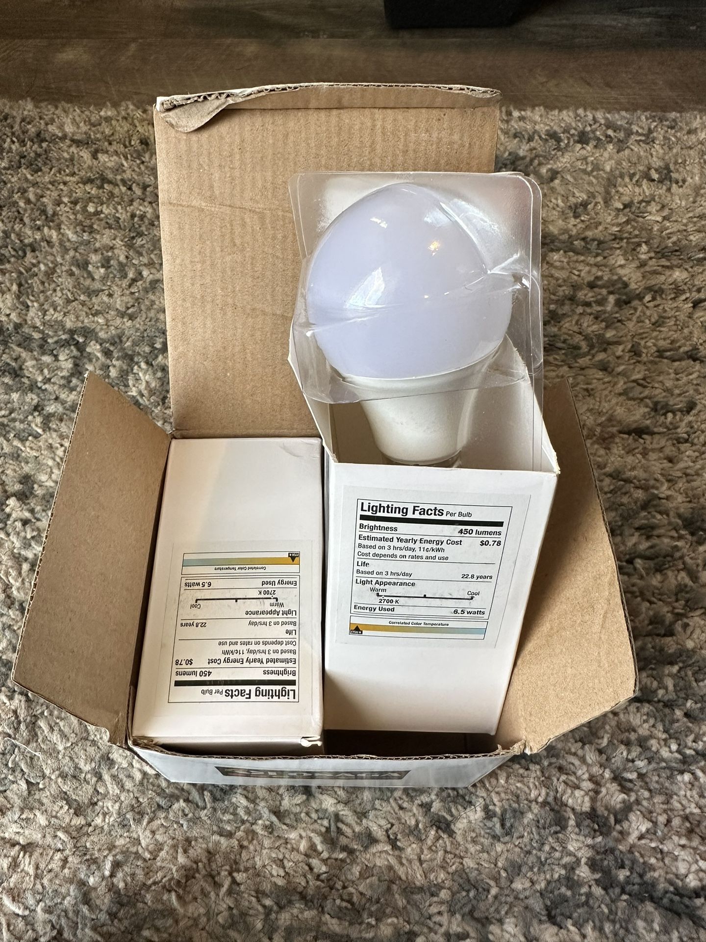 Eosaga Smart LED Wifi Bulb 2 Pack Free App Control