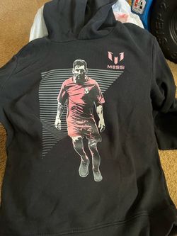 Messi Graphic Hoodie Black