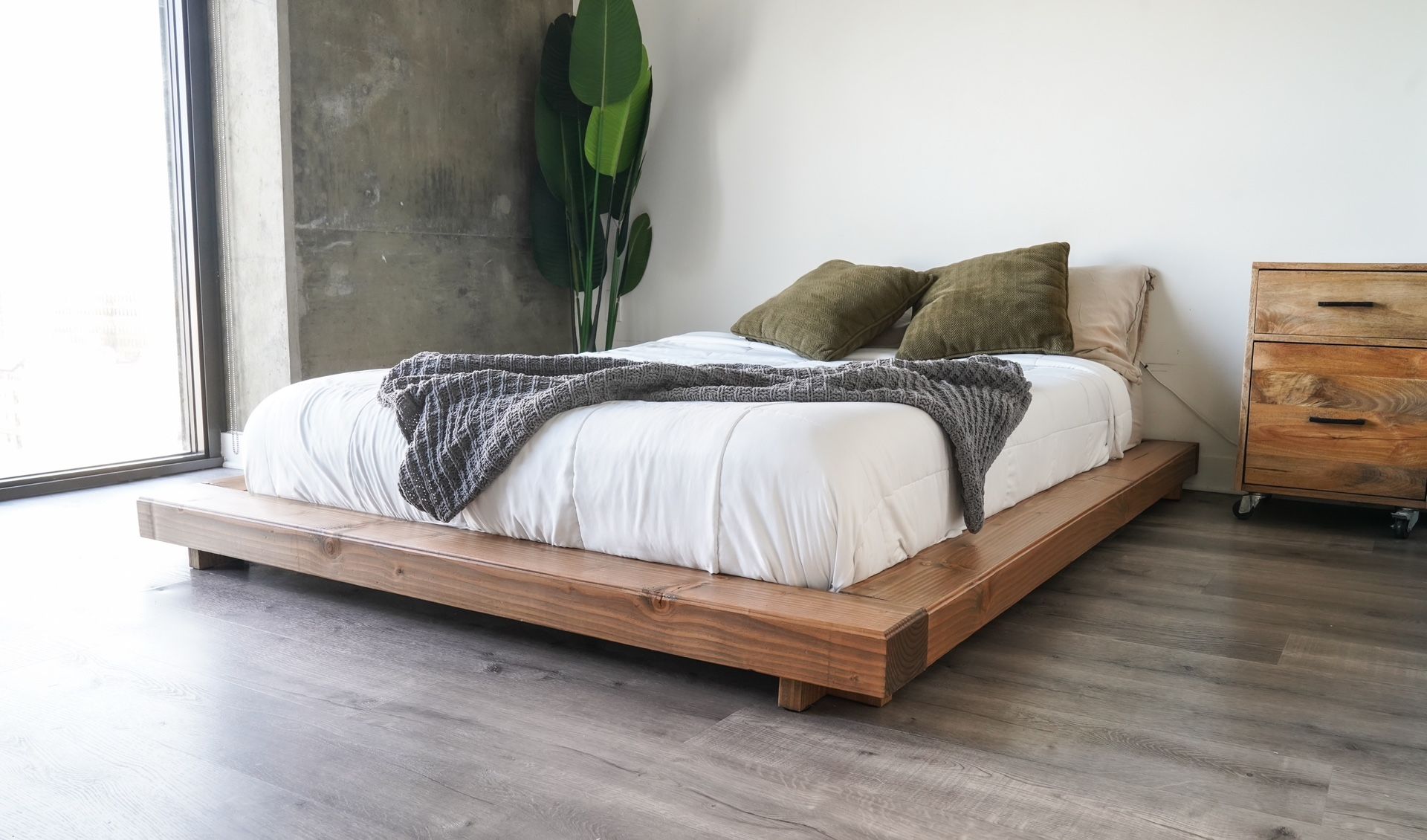 Japanese Style Platform Bed Frame