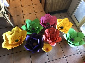Paper flowers 🌸