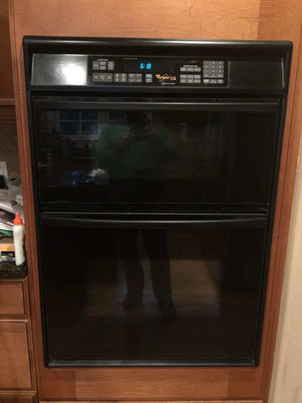 Whirlpool gold wall oven microwave combo