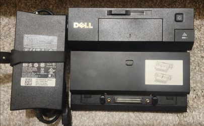 Dell E-Port Docking Station PR03X With 130W Power Adapter