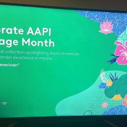 55’ TV w IKEA TV STAND 