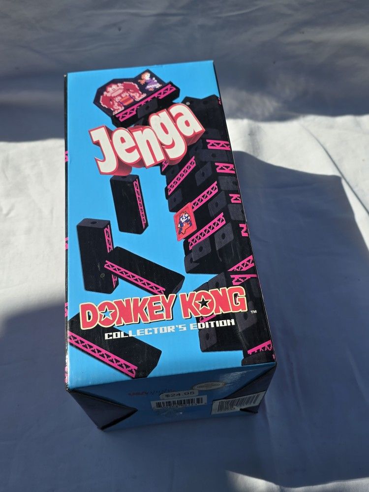 Donkey Kong Jenga 2008 Collector's Edition Nintendo Board Game