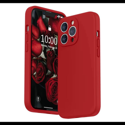 Case for iPhone 13 Pro + Screen Protector, Liquid Silicone