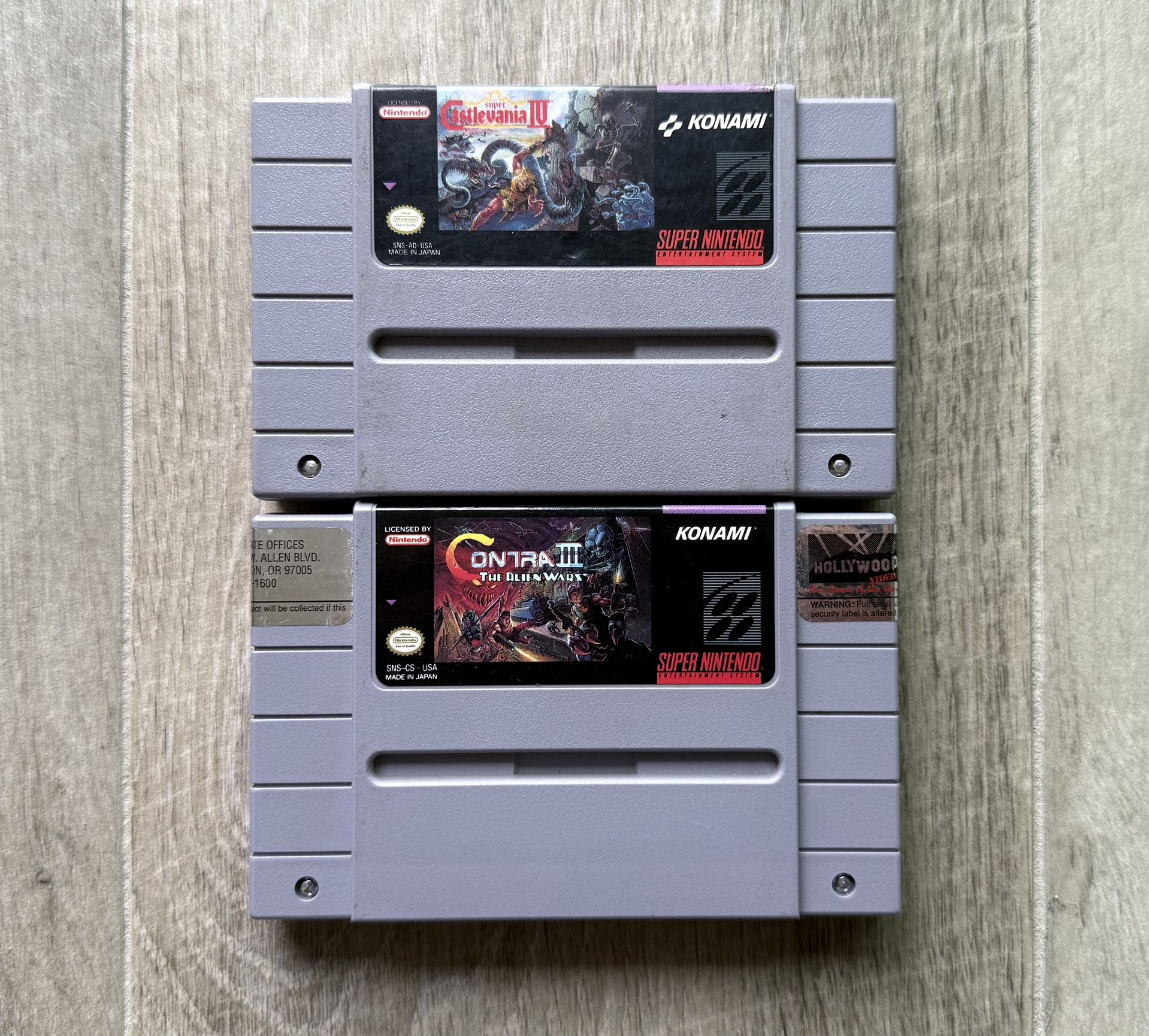 Original Super Nintendo (SNES) Games ($50 each)