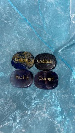 Crystal Manifestation pocket worry stone