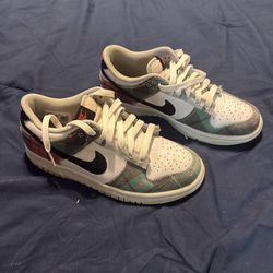 Nike Dunk Low Premium Tartan Plaid - Size 5 Youth