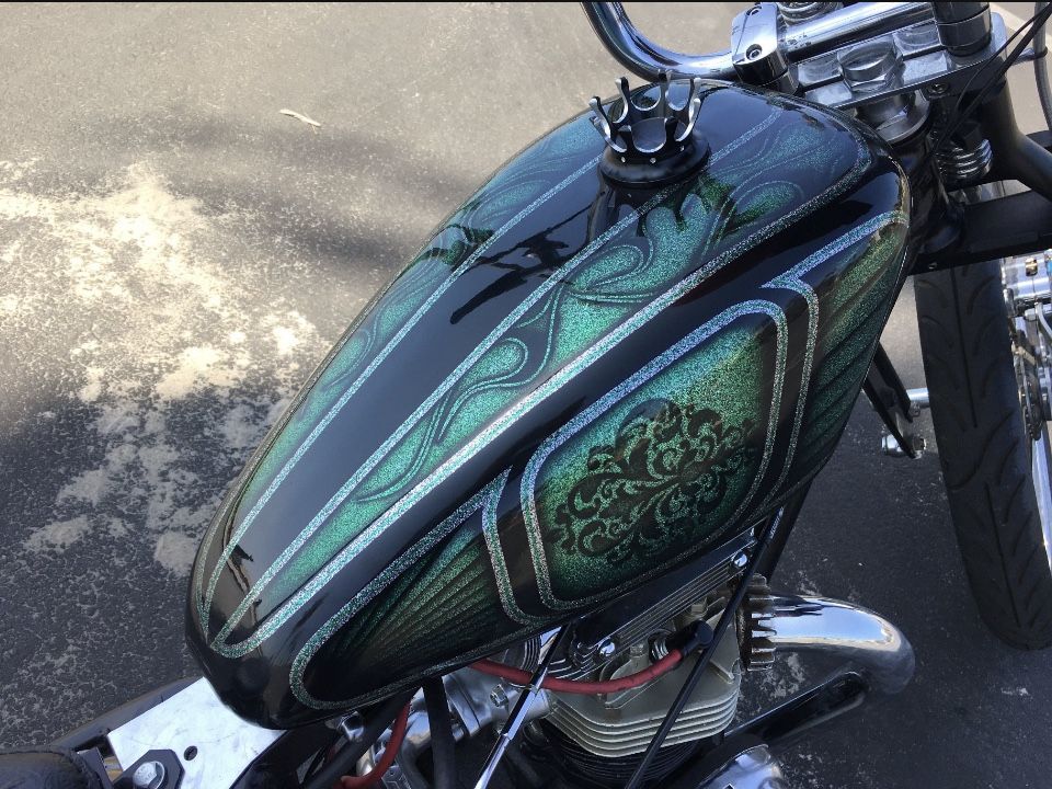 Triumph Chopper 1967 650cc Bobber Cafe Harley Honda BSA