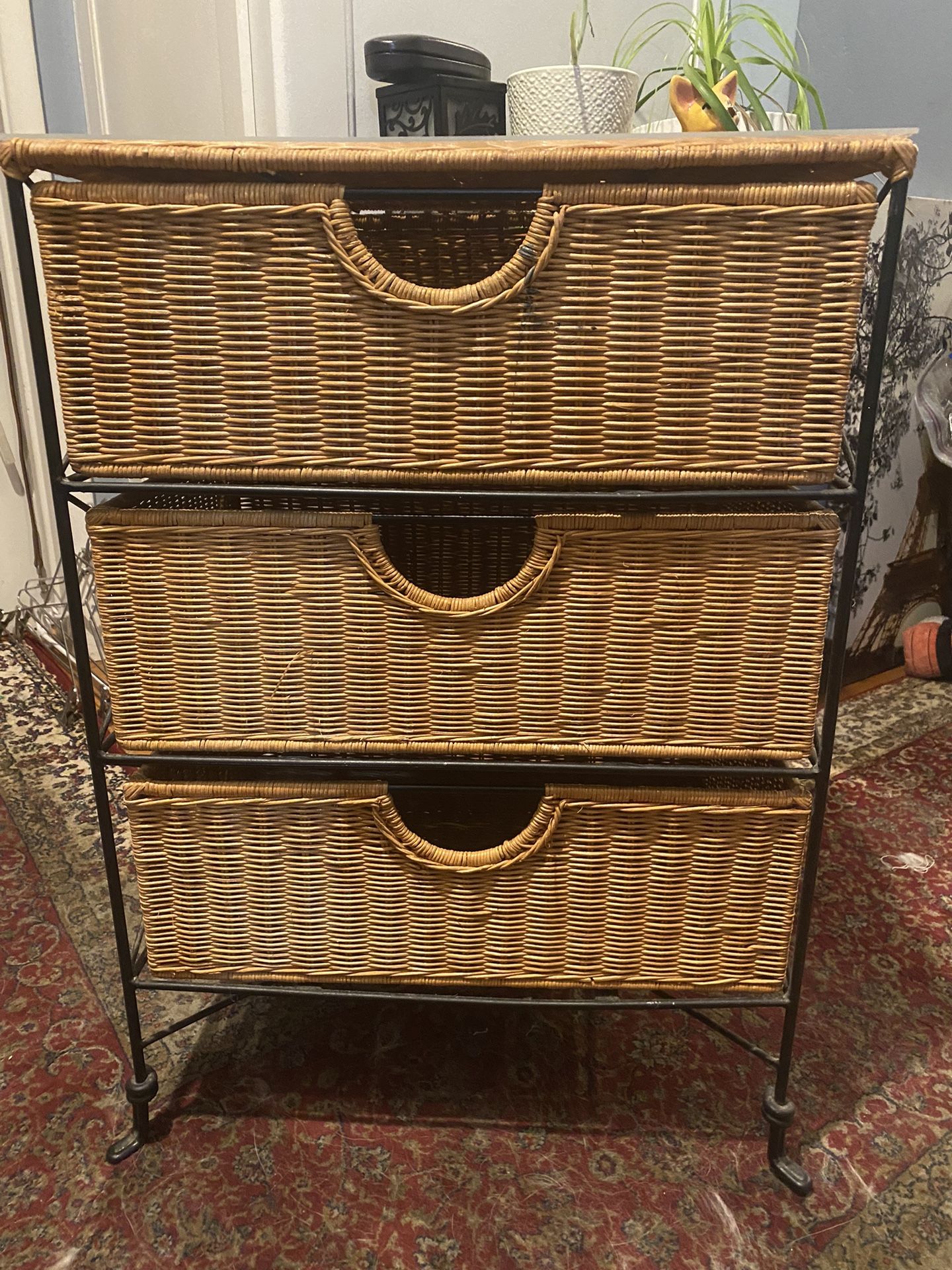 Wicker Storage Container