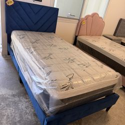 Twin size bed frame only