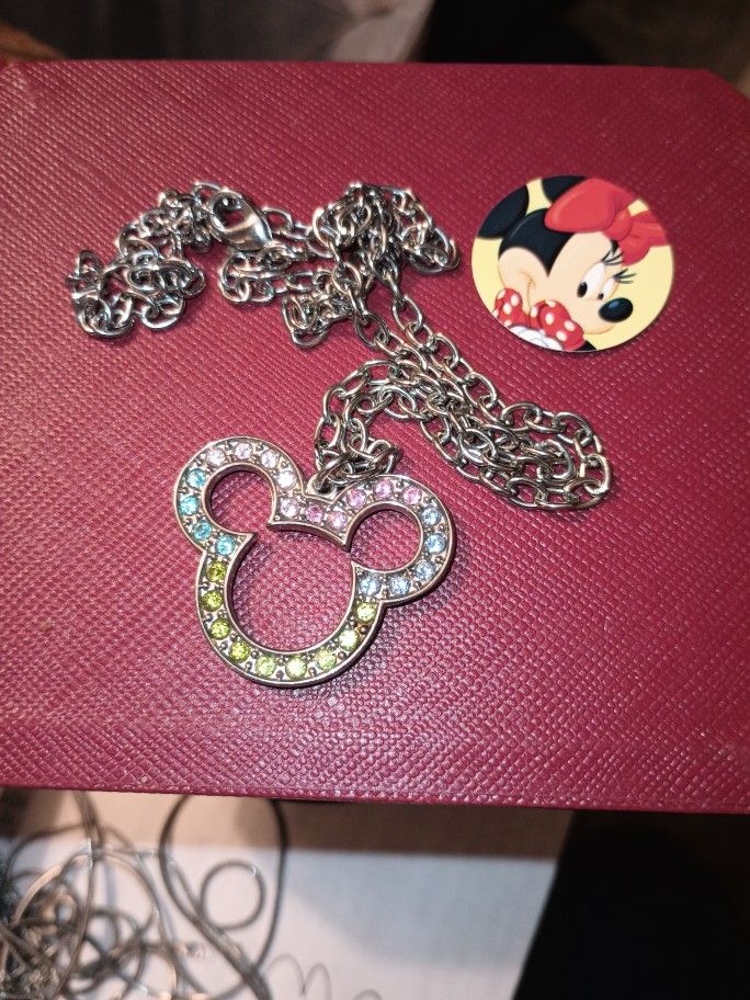 Mickey Mouse Necklace Disney