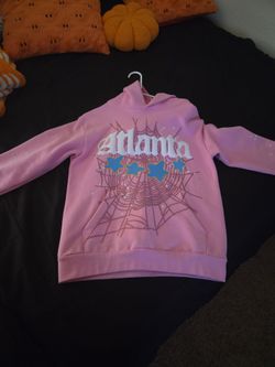Spider hoodie size s, pink