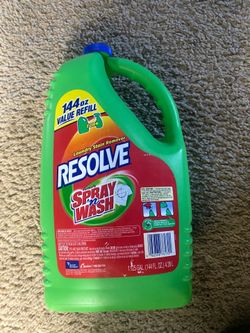 Resolve spray and wash