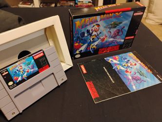 Megaman X - Super Nintendo - CIB (Complete In box)