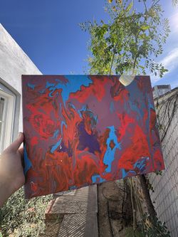 Red And Blue Painting