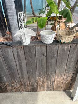 Set of 3 Wicker Baskets