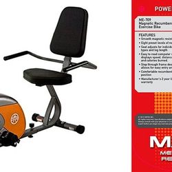 Mercy Staitionary Adjustable Exercise Bike.