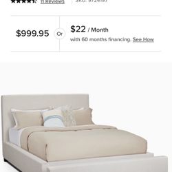 Bed Frame with Storage