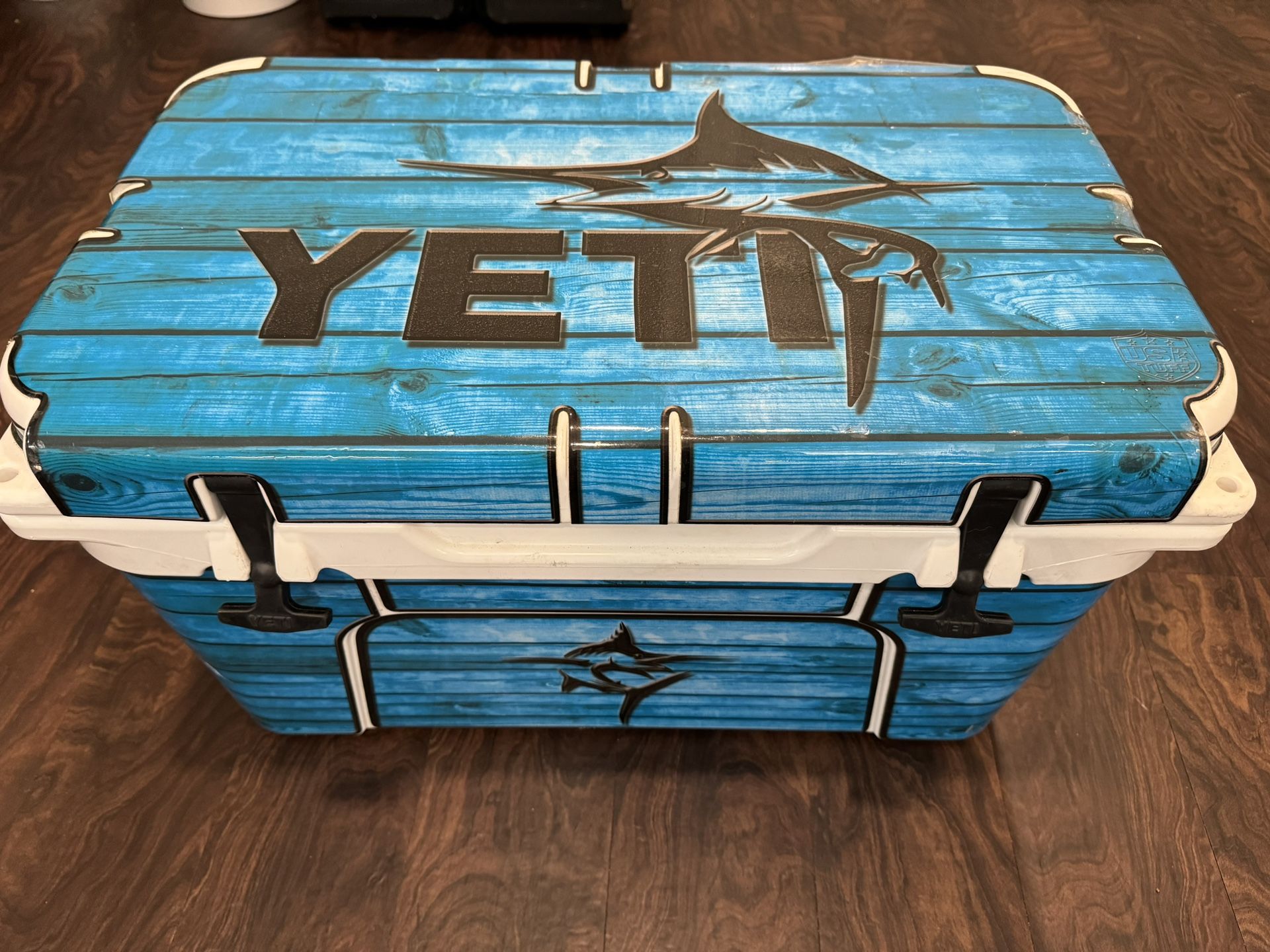 YETI 45 HARD COOLER with CUSTOM YETI COOLER WRAP