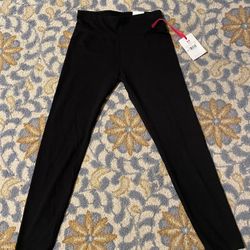 Brand new with tags girls Justice brand black leggings. Size medium (10)