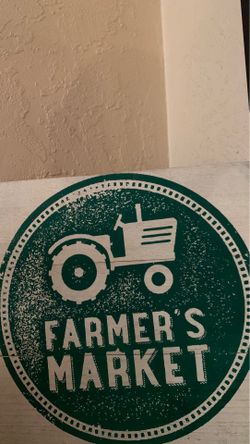 Farmers Market sign